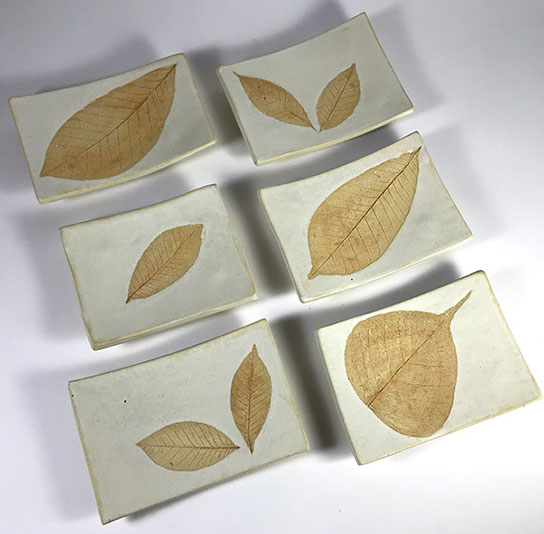 Jeffrey Greathouse Leaf Series. LEAF DISHES